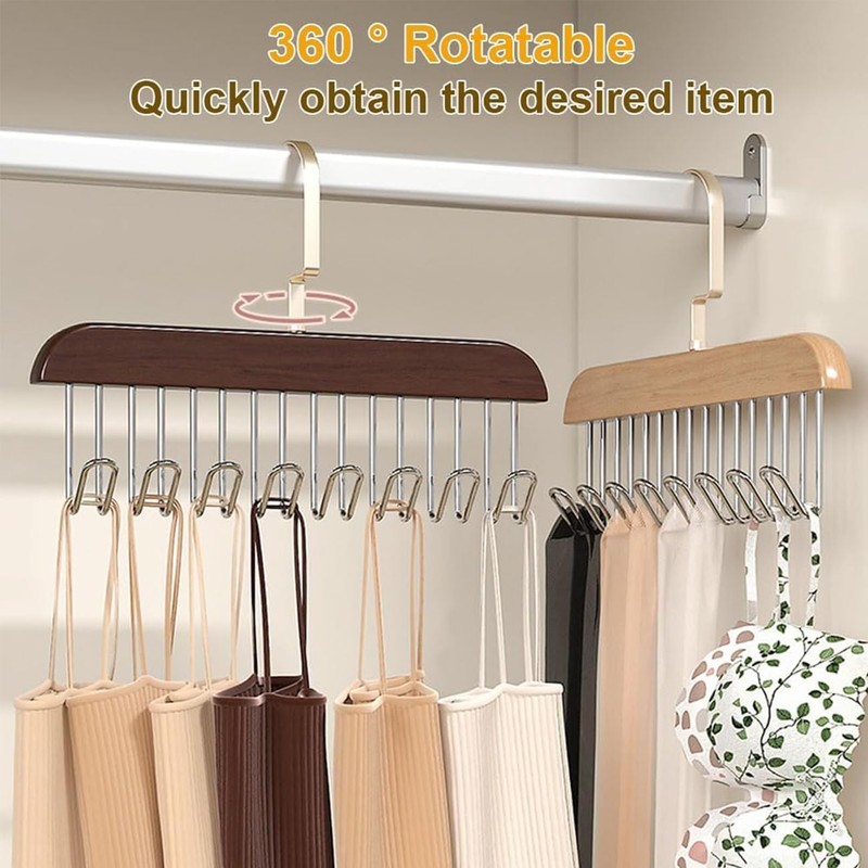2 Pack Tank Tops Hangers Belt Hanger for Closet Bra