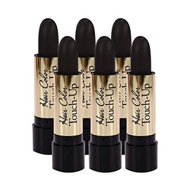 (6 PACK) Root Color Cover Stick Hair Color Touch-Up 0.15oz (BLACK)