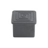 16Pcs 1"x1" Square Rubber Furniture Leg Caps Chair Cover Foot