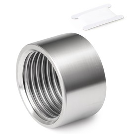 TAISHER 1PCS 304 Stainless Steel Cast Pipe Fitting, Coupling, 4" x 4" NPT Female Threaded