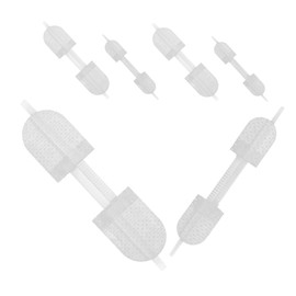 Kisangel 6pcs Zip Stitch Wound Closure Strips Emergency Wound Sealing Bandages for Outdoor Adventures Quick Healing with Reliable Zip Structure Portable for Sensitive Skin