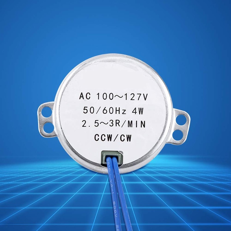 4W 50/60Hz Frequency Synchronous Motor AC 100-120V 110V CCW/CW Direction