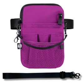 First Lifesaver 4-in-1 Convertible Nurse Fanny Pack with Multi-Compartment and Tape Holder For Nurses, Nursing Students, Purple, Regular, 4-in-1 Convertible Nurse Fanny Pack