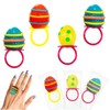 Fruidles Easter Eggs Candy Rings, Hard Candy, Individually Wrapped (12-Pack)