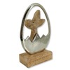 Wooden and Metal Easter Decoration Wood and Metal Easter Bunny