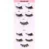 10 Pares De Pestañas Postizas 3d Vivid De Media Longitud