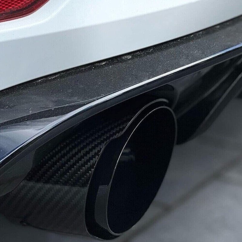 A-KARCK Carbon Fiber Exhaust Tip 3" Inlet to Dual 3.5"