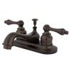 Kingston Brass KB605AL Restoration 4-Inch Centerset Lavatory Faucet with Metal
