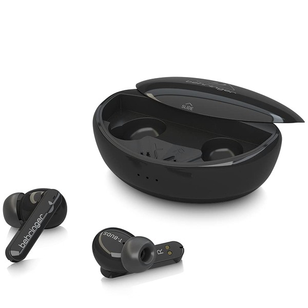 Behringer T-BUDS Wireless Earphones, Bluetooth 5.0, Touch Control, IPX4 Splashproof, Active Noise Canceling (ANC) Equipped, USB Type C Charging