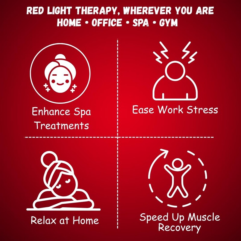 Red Light IR lamp, 22W, 18 LEDs, Infrared Therapy Device,