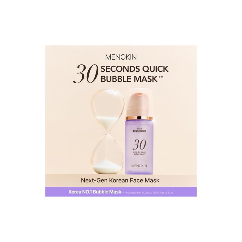 MENOKIN [MENOKIN]30 Seconds Quick Bubble Mask 95ml #REPAIR