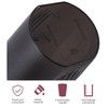 ZatRuiZE Protein Shaker Bottle 400ml, BPA- and DEHP-free, Leakproof Flip