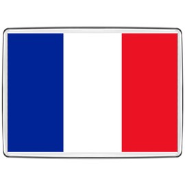 Pixly® France Flag Fridge Magnet Large Jumbo Size French Keepsake Country Souvenir Novelty Refrigerator Magnets Gift
