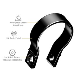 Scosche PSC21010 BaseClamp 1.85” Tube Clamp for ATV's UTV's and Side x Sides