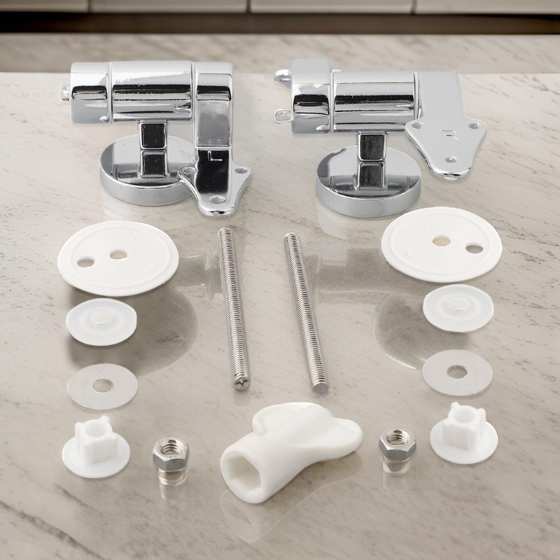 Triangle Hinge for Toilet Lid Reliable Slow Fall Toilet Seat