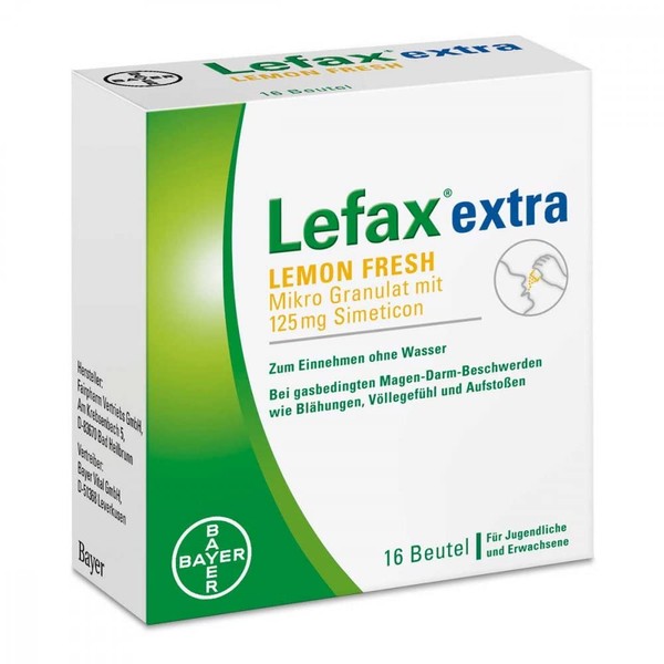 Bayer Vital Business Unit Self-Medication Lefax Extra Lemon Fresh Pack of 16
