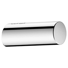 KEUCO Handtuchhaken aus Metall, Chrom, rund, für Badezimmer und Gäste-Toilette, Wandhaken für Handtücher und Bademäntel, Reva