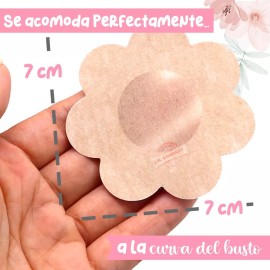 J.H. Company 3 Sets Pezonera Con Levanta Busto Desechable Adherible 12 Pz