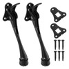 sourcing map 6 Inch Kickdown Door Stopper, One Touch Pedal