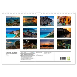 Lefkada - die weiße Perle im Ionischen Meer (Wandkalender 2026 DIN A3 quer), CALVENDO Monatskalender