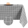 140x220cm Rectangle Checkered Table Cloth - Waterproof, Oil Proof, Spill