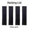 4 Pack Cervical Collar Dust Sleeve, Black Soft & Elastic