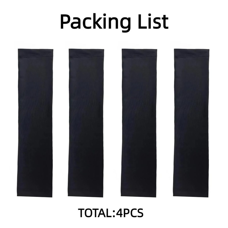 4 Pack Cervical Collar Dust Sleeve, Black Soft & Elastic