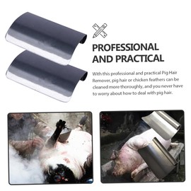PAMINGONO Pcs Manganese Steel Pig Hair Remover Professional Pig Hair Scraper Tool for Pork Livestock
