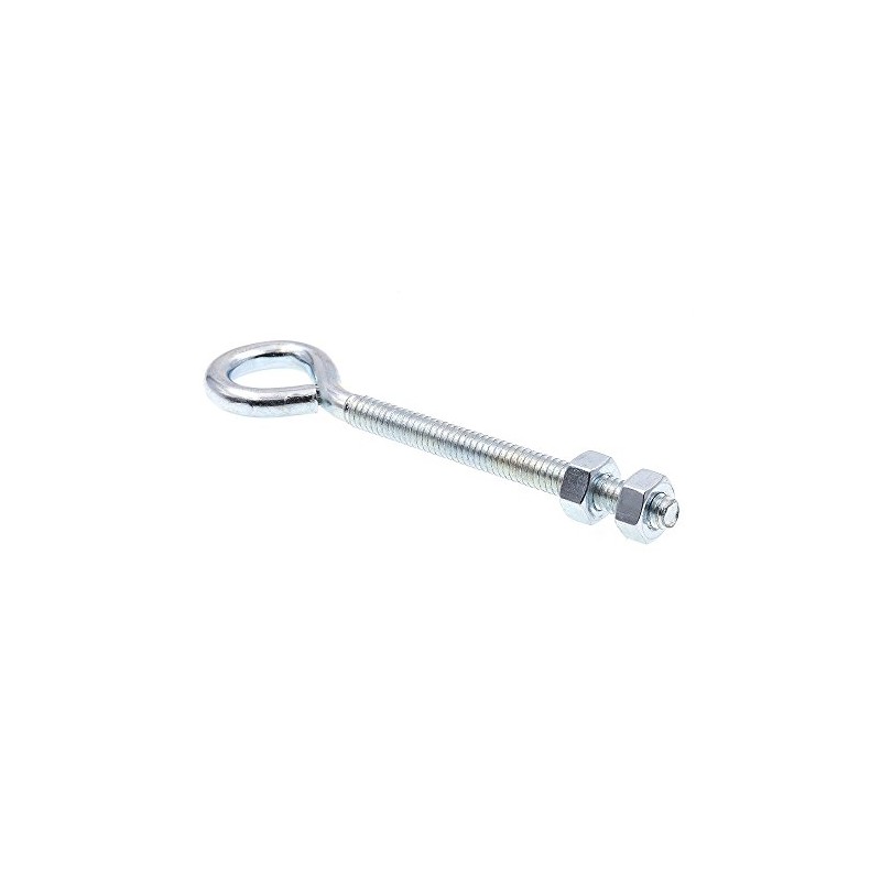 Prime-Line 9066440 - Tornillos de ojo con tuercas, 1/4 pulgadas,