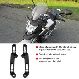 Motorcycle Windscreen Adjusters Windshield Bracket for Honda NC750X 2016 2019 Motorcycle Windshield Quick Release Mounting Brackets (Black).-for nc750x windscreen adjusters nc750x nc750x accesso