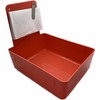 Dental Lab Pan Red 12/Box Quality Color Coded Organization