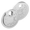 Hsthe Sea 2PCS Spark Plug Gap Tool Coin Type Spark