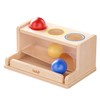 Dailyfunn Montessori Toys Object Permanence Box, Ball Tracker Drop Push