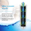 EcoAqua EFF-6026B Fridge Water Filter Compatible with Abode Aquifier, Safelock,