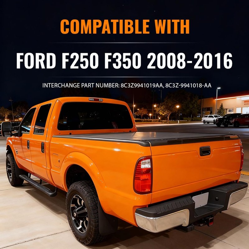 G-PLUS Tailgate Molding Trim Cap Compatible for 2008-2016 Ford F250