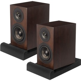 JBER 2 Pack Acoustic Isolation Pads, Studio Monitor Speaker Isolation Foam Pads, High Density Acoustic Foam, Size 7.5"x11"x1.6"/19 x 28 x 4cm, Improve Sound and Prevent Vibration