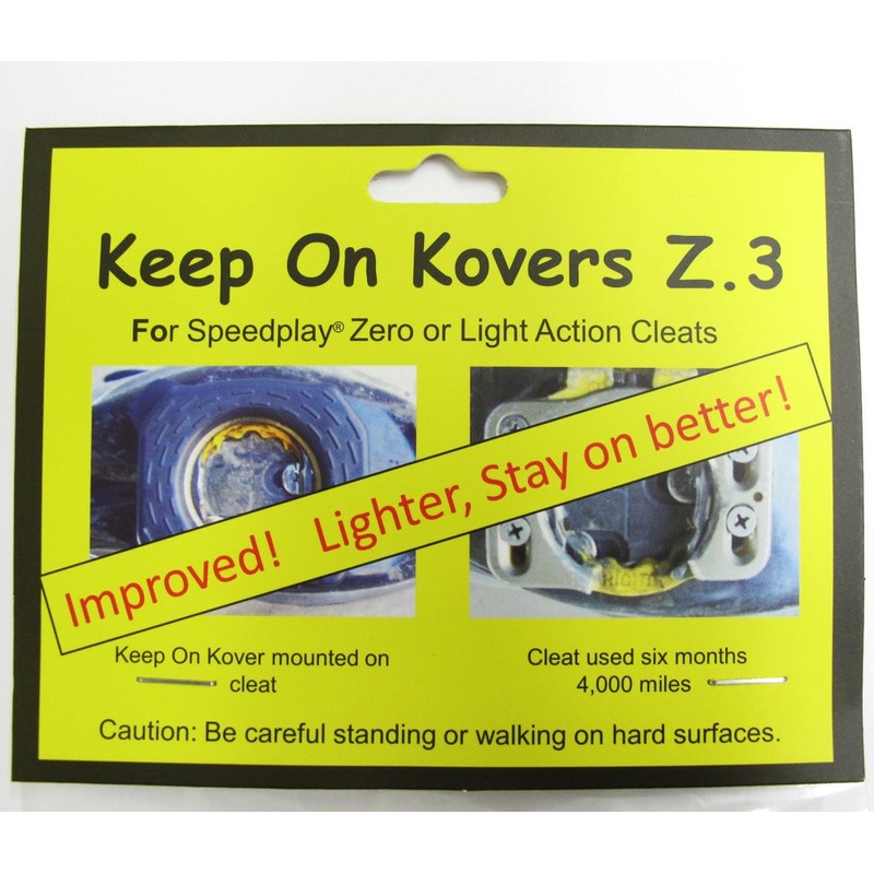keep on kovers Z.3 スピードプレイ専用 耐久性UP 穴開きクリートカバー ZERO/LIGHT ACTION対応
