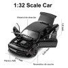 Dodge Challenger Hellcat Metal Escala 1:32 Luz Y Sonido Base.