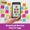 Super Sticky Notes, 2X Sticking Power, 3 x 3-Inches, Black,