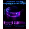 Kimimara Cyberpunk LED Glasses – Party Luminous Glasses Luminous Visor