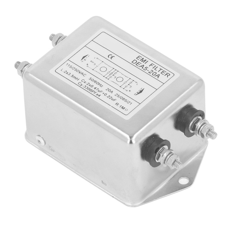 Noise Suppressor Power EMI Filter Single Phase Line Conditioner AC115V