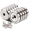 Aenienoe 10Pack Magnets Strong Neodymium Magnet 65lb+ Pulling Force 25mm