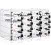 Layhit 20 Slots Cell Phone Locker Box for Classroom Clear