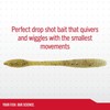 Berkley Powerbait Maxscent Flat Worm Fishing Soft Bait , Black,