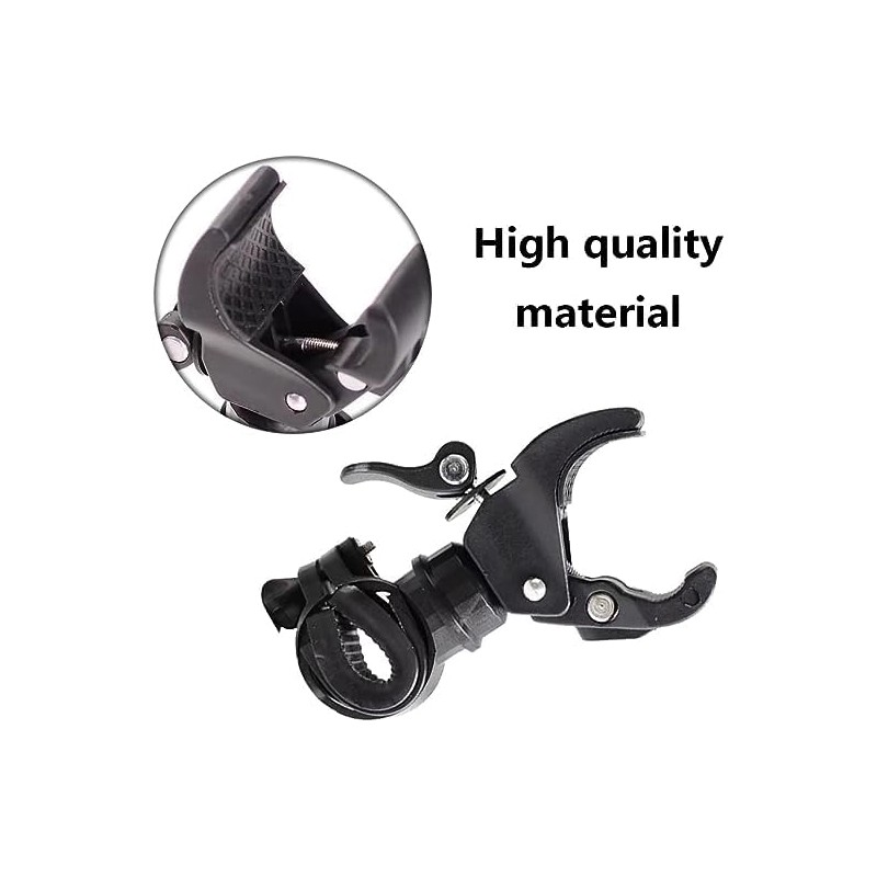 QJLDMaingo Secure Bicycle Flashlight Mount Universal 360° Rotating Light Holder