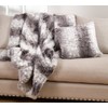 Fennco Styles Elegant Faux Fur Soft Ombre Throw Blanket, 50"