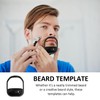 10 Pieces Beard Styling Templates, Beard Trimming Accessories, Plastic Beard