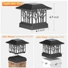 Viewsun 8 Pack Solar Post Cap Lights, Outdoor Fence Solar