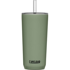 CamelBak Horizon 20 oz Straw Tumbler, Insulated Stainless Steel, Moss