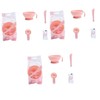 Ipetboom 3 Sets Jelly Mask Tool Bentonite Clay Powder Face